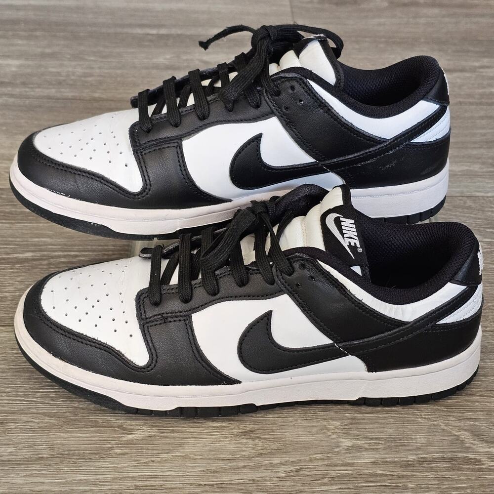 BB3 Nike Dunk Low Black White Shoes Women's Size 9 Panda Dunks Shoes DD1503-101